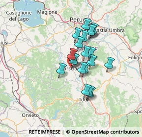 Mappa Salita S. Francesco, 06055 Marsciano PG, Italia (10.285)