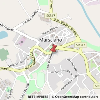 Mappa Salita Biscarini, 1A, 06055 Marsciano, Perugia (Umbria)