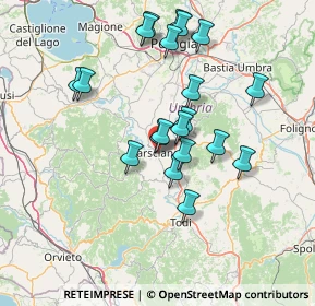 Mappa Viale Fratelli Briziarelli, 06055 Marsciano PG, Italia (13.836)