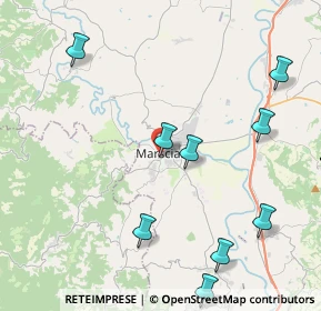 Mappa Via Zeffirino Faina, 06055 Marsciano PG, Italia (5.88333)