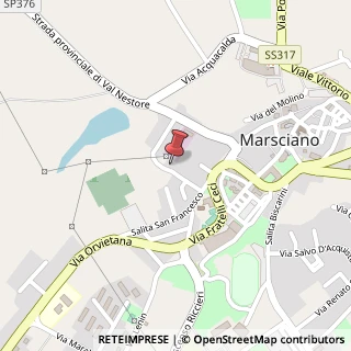 Mappa Via dell'Unita' d'Italia, 14, 06055 Marsciano, Perugia (Umbria)