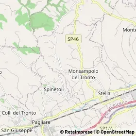 Mappa Monsampolo del Tronto
