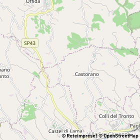 Mappa Castorano