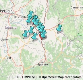 Mappa Via Todi, 06039 Trevi PG, Italia (9.60688)