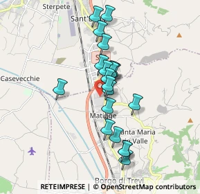 Mappa Torre Matigge, 06039 Trevi PG, Italia (1.5255)
