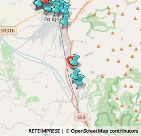 Mappa Via Todi, 06039 Trevi PG, Italia (6.30632)