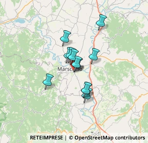 Mappa CONAD SUPERSTORE, 06055 Marsciano PG, Italia (4.51417)