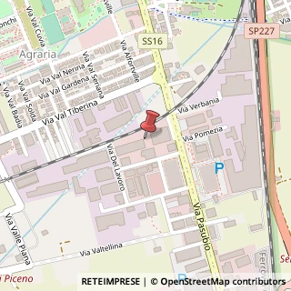 Mappa Via del Lavoro, 36, 63074 San Benedetto del Tronto, Ascoli Piceno (Marche)
