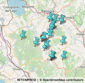Mappa Via Renato Soccolini, 06055 Marsciano PG, Italia (11.71)