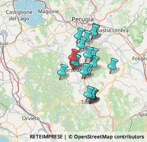 Mappa Via Renato Soccolini, 06055 Marsciano PG, Italia (10.223)