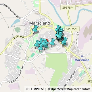 Mappa Via Renato Soccolini, 06055 Marsciano PG, Italia (0.3)