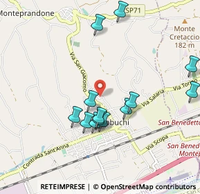 Mappa Via Ottantacinquesima Str., 63076 Monteprandone AP, Italia (0.97154)