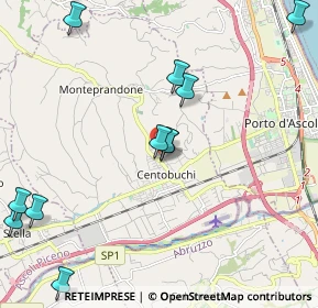 Mappa Via Ottantacinquesima Str., 63076 Monteprandone AP, Italia (2.59545)
