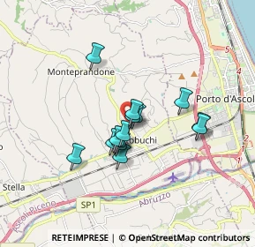 Mappa Via Ottantacinquesima Str., 63076 Monteprandone AP, Italia (1.28214)