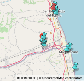 Mappa Via Ottantacinquesima Str., 63076 Monteprandone AP, Italia (4.2225)