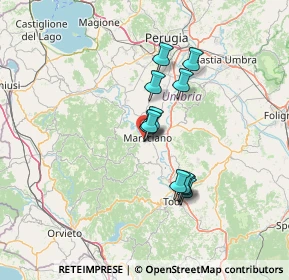 Mappa Via Orvietana, 06055 Marsciano PG, Italia (10.68455)