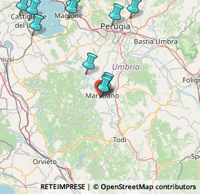 Mappa Via Orvietana, 06055 Marsciano PG, Italia (19.60182)