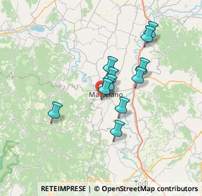 Mappa Via Orvietana, 06055 Marsciano PG, Italia (5.57909)