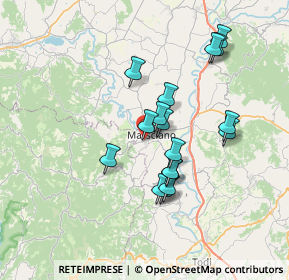 Mappa Via Orvietana, 06055 Marsciano PG, Italia (6.44882)