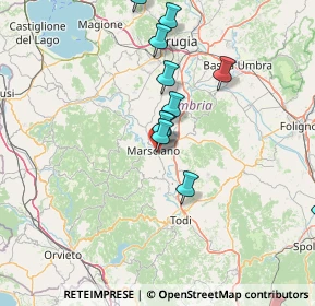 Mappa Parco Commerciale Cross, 06055 Marsciano PG, Italia (16.76833)