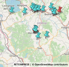 Mappa Parco Commerciale Cross, 06055 Marsciano PG, Italia (16.8595)