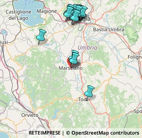 Mappa Via G. Matteotti, 06055 Marsciano PG, Italia (18.051)