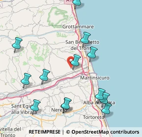 Mappa Via Colle Gioioso, 63076 Monteprandone AP, Italia (9.74385)