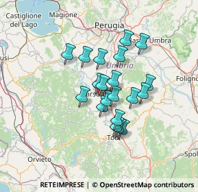 Mappa Via Piedicolle, 06055 Marsciano PG, Italia (10.4075)