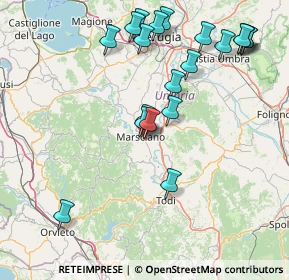 Mappa Via Piedicolle, 06055 Marsciano PG, Italia (18.309)