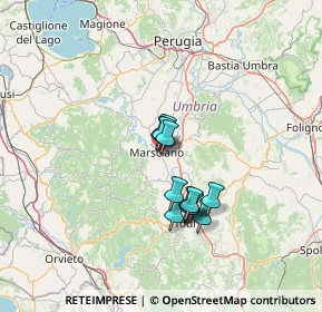 Mappa Via Piedicolle, 06055 Marsciano PG, Italia (10.06667)