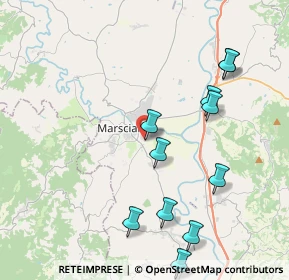 Mappa Via Afro Tondelli, 06055 Marsciano PG, Italia (4.59455)