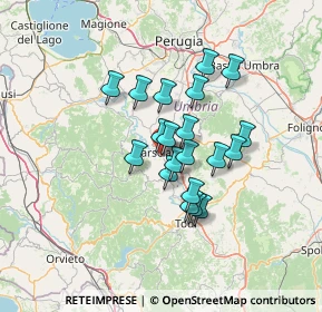 Mappa Via Alceste Cruciani, 06055 Marsciano PG, Italia (10.4715)