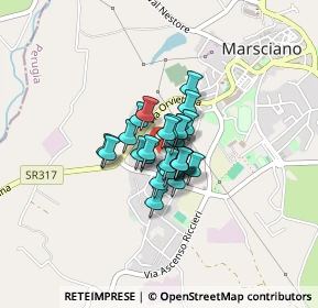 Mappa Via A. Marabini, 06055 Marsciano PG, Italia (0.20385)