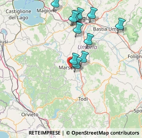 Mappa Via Domenico Briziarelli, 06055 Marsciano PG, Italia (15.34)