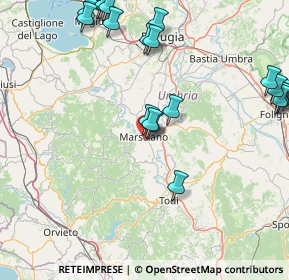 Mappa Via Domenico Briziarelli, 06055 Marsciano PG, Italia (21.34)