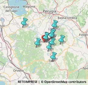 Mappa Via Domenico Briziarelli, 06055 Marsciano PG, Italia (8.19455)