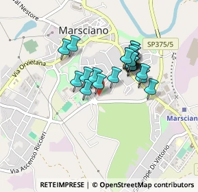 Mappa Via Domenico Briziarelli, 06055 Marsciano PG, Italia (0.36296)