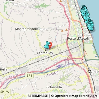 Mappa Via Saba, 63076 Centobuchi AP, Italia (3.858)