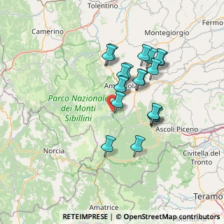 Mappa Località Collina, 63087 Comunanza AP, Italia (12.55158)