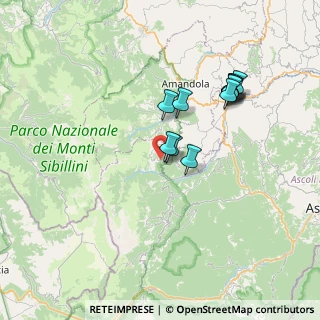 Mappa Località Collina, 63087 Comunanza AP, Italia (6.52909)