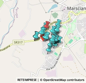 Mappa Via delle Dogane, 06055 Marsciano PG, Italia (0.23077)