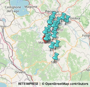 Mappa Via delle Dogane, 06055 Marsciano PG, Italia (10.26412)