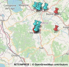 Mappa Via delle Dogane, 06055 Marsciano PG, Italia (13.82647)