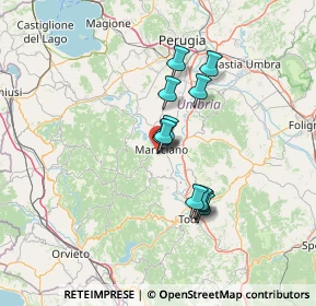 Mappa Via delle Dogane, 06055 Marsciano PG, Italia (10.66727)