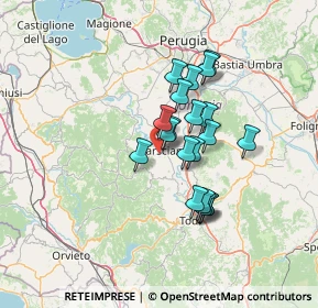 Mappa Via delle Dogane, 06055 Marsciano PG, Italia (10.6985)