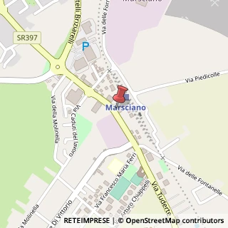 Mappa Via Tuderte, 25, 06055 Marsciano, Perugia (Umbria)