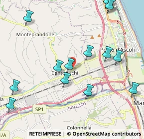 Mappa Via Giovanni Pascoli, 63076 Monteprandone AP, Italia (2.67733)