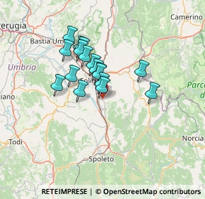 Mappa Località Cittò, 06039 Trevi PG, Italia (10.74471)