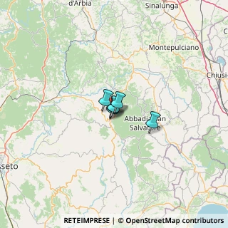 Mappa Località Pian di Ballo, 58033 Castel del piano GR, Italia (31.01)