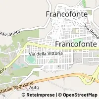 Mapa Francofonte